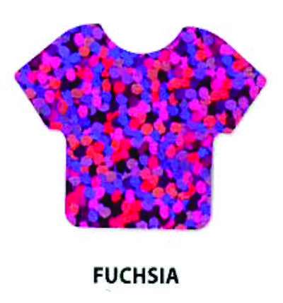 Siser HTV Vinyl Holographic Fuchsia -Pink 12"x20" Sheet - VHO-09-12X20SHT